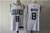 Celtics 8 Kemba Walker White Nike Swingman Jersey,baseball caps,new era cap wholesale,wholesale hats